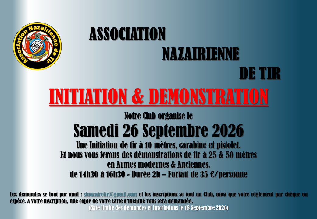 Prochaine Initiation &amp; Démonstration