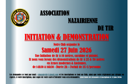 Prochaine Initiation &amp; Démonstration